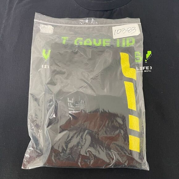 UFC Shirt Mens Large Black Fight Night Austin Texas MMA Fighting - Picture 9 of 9